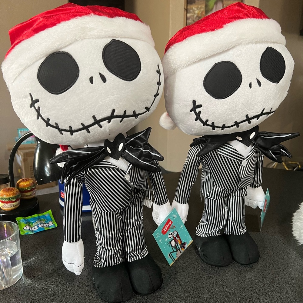 Nightmare Before Christmas Jack Skellington he about 20 1/2 inch tall.